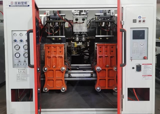 2 Colors Continuous Extrusion Blow Molding 1 Head , 1000bph 2l Blow Molding Machine