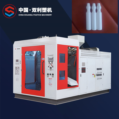 Yoghurt Plastic Bottle Blow Molding Machine 3 Head , 10L Single Stage PE Bottle Machine
