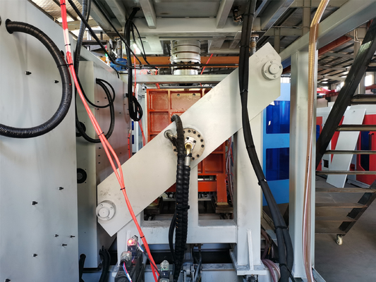 Accumulator Automatic PE Blow Molding Machine , Servo Fully Automatic Blowing Machine