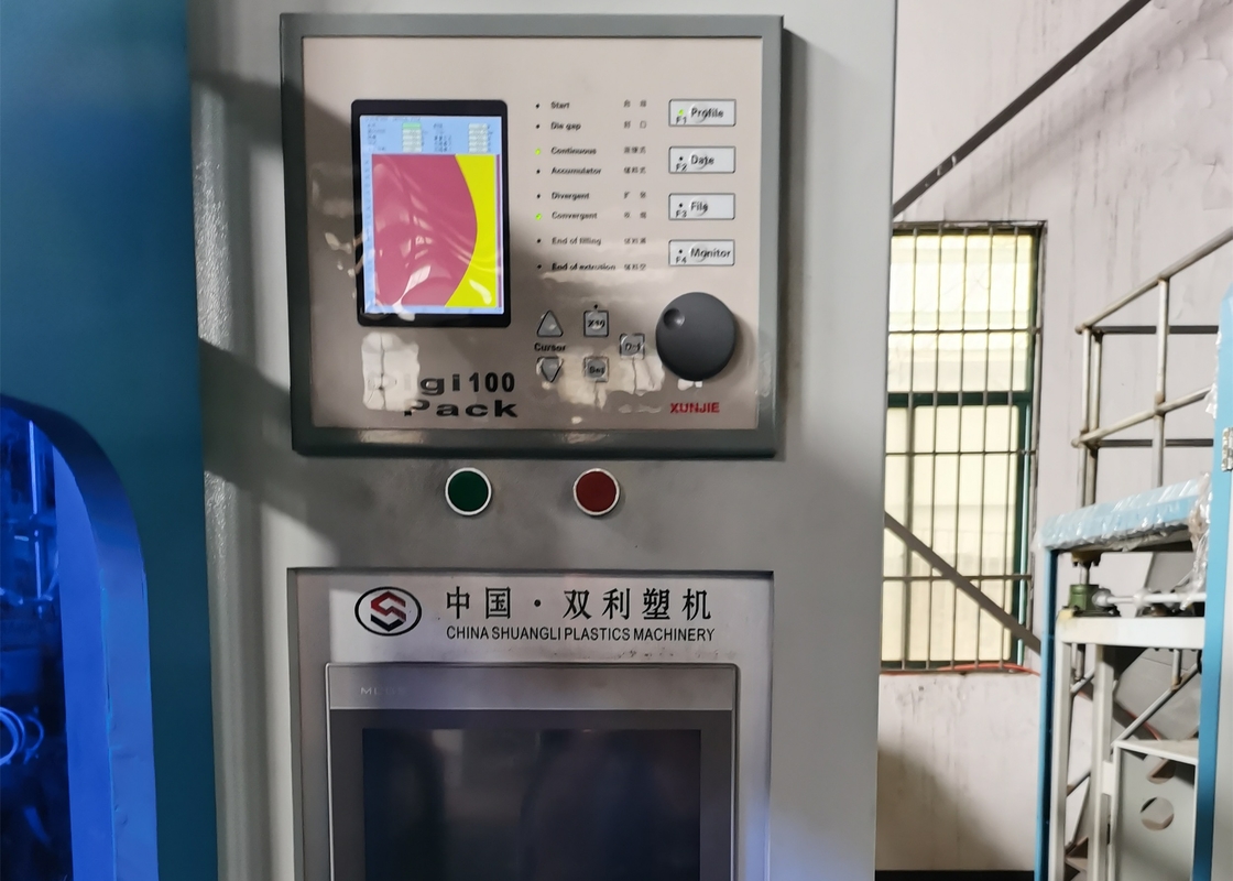 3 Layer Double Station Blow Molding Machine Single Head 1000bph Water Bottle