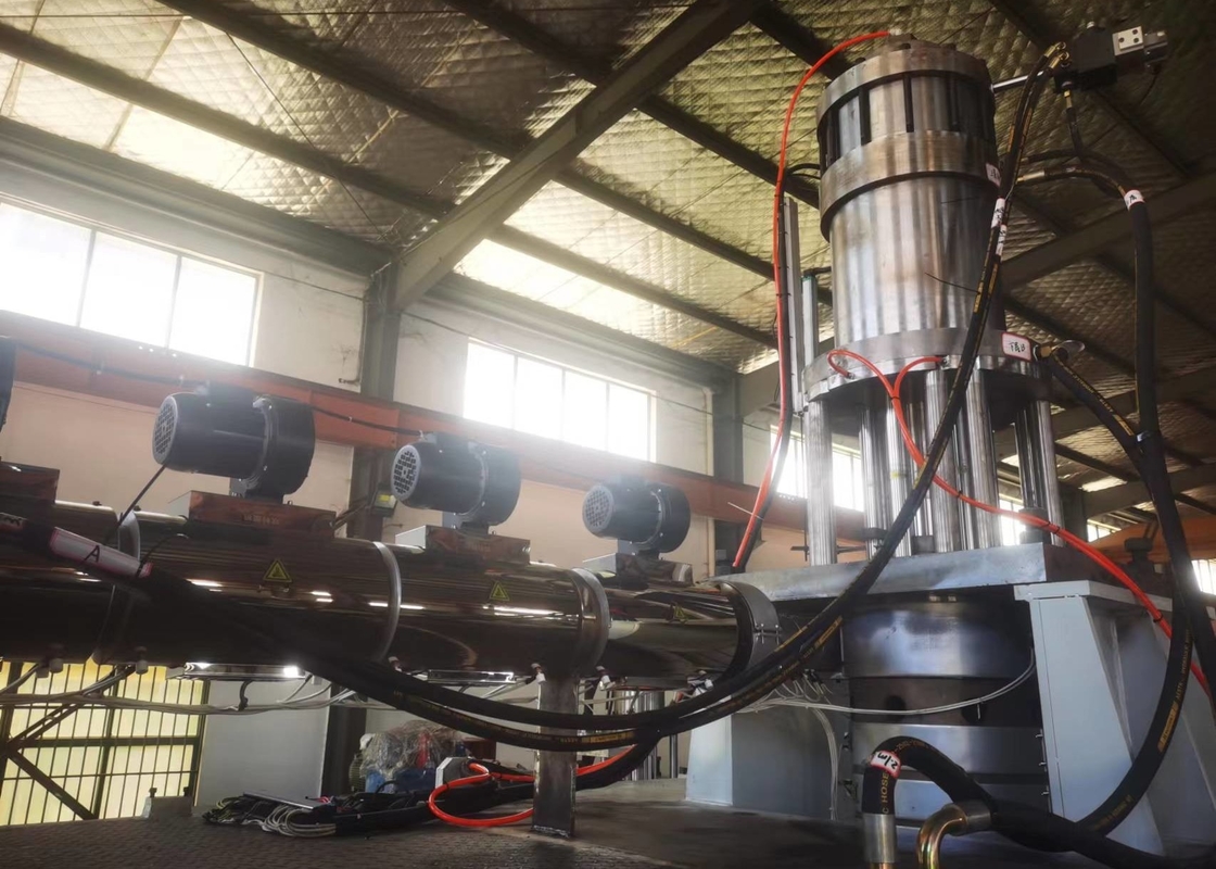 PE PP Accumulator Blow Moulding Machine For Plastic Traffic Railing 1 Die Head