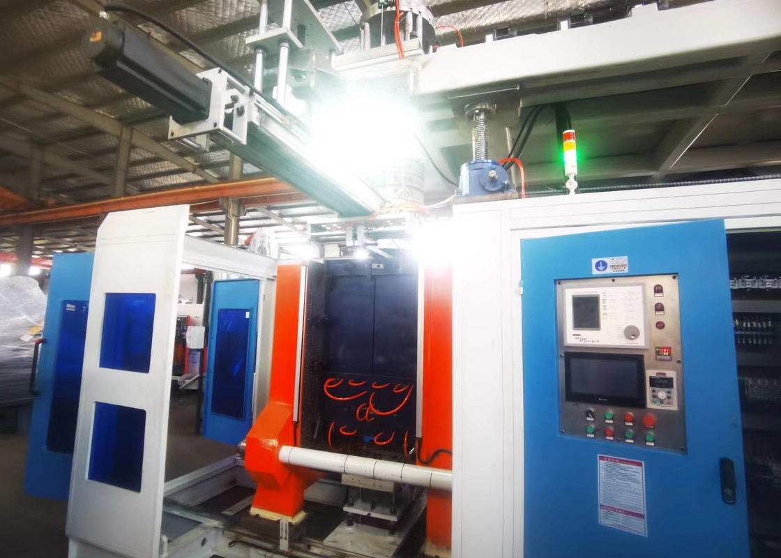 PE PP Accumulator Blow Moulding Machine For Plastic Traffic Railing 1 Die Head