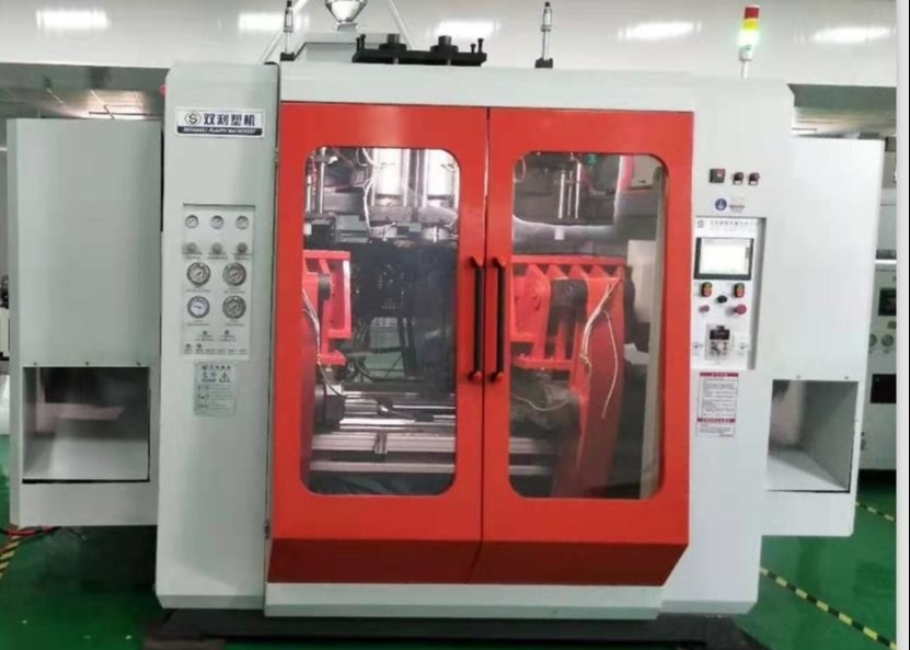 2 Head 1000 Bph Double Station Blow Molding Machine , Bowling Ball Plastic Blowing Machine
