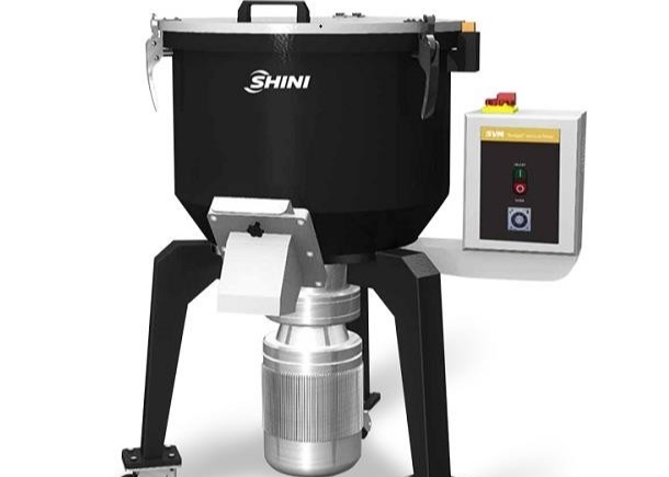 25kg 1.1kw Vertical Plastic Mixer , 125kg/H Vertical Mixer Machine