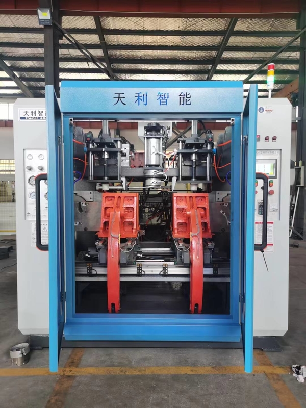 2 Head 1000 Bph Double Station Blow Molding Machine , Bowling Ball Plastic Blowing Machine