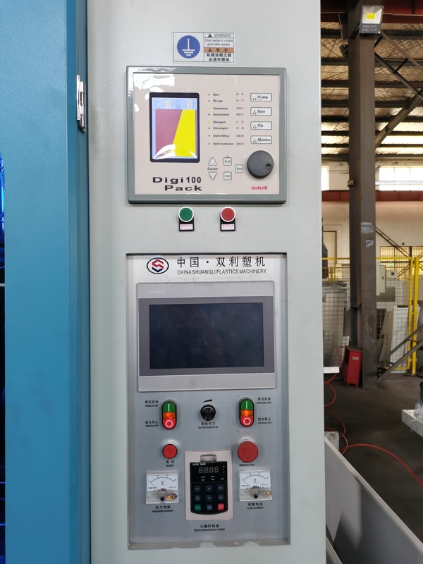 U Type Shampoo Automatic Extrusion Blow Moulding Machine 1 Layer PP Bottle