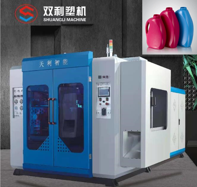 High Speed PE/PP Bottle Blower Machine 2 Head 1 Layer Plastic Bottle Molding Machine