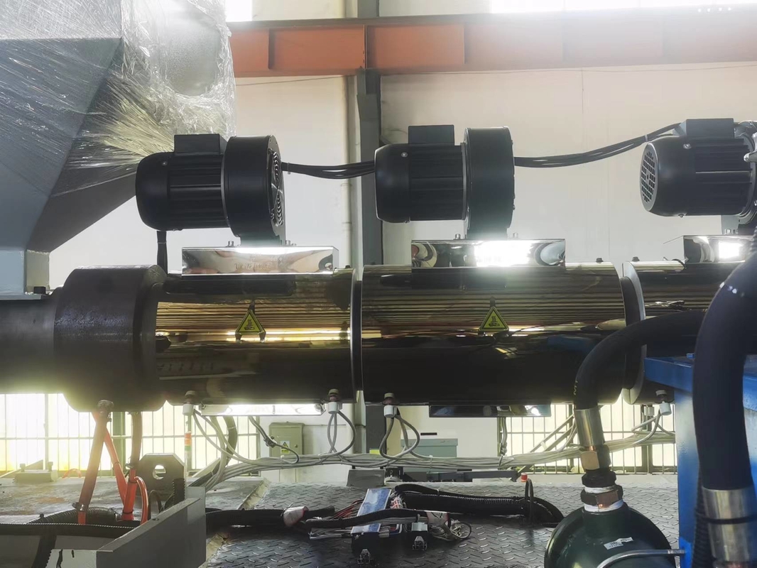 HDPE Bottle Accumulator Blow Moulding Machine 1 Die Head For Plastic Parts