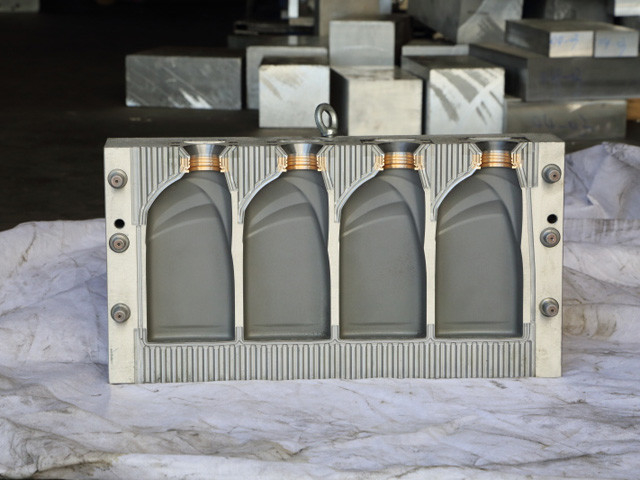 Extrusion Blow Molding Mold Parts Oil Bottle 1l Blow Moulding Moulds